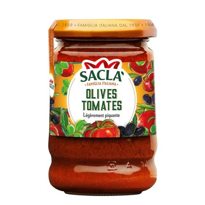 Sacla - Wholesale Dip - Olive & tomato sauce 190 g0