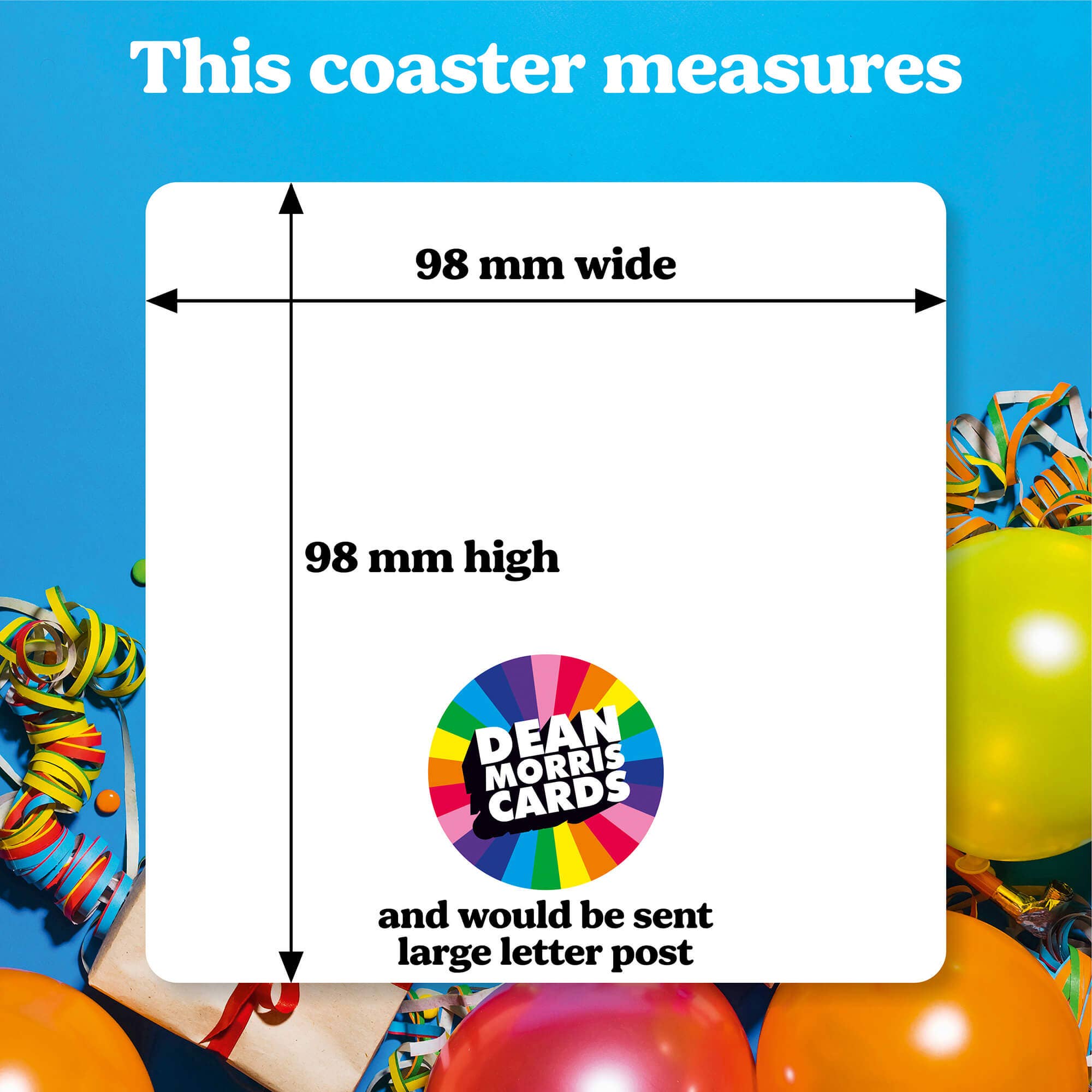 Dean Morris Cards – wholesale Coasters – I love gay Coaster1