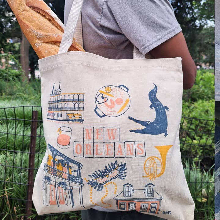 Claudia Pearson - Vente Tote bag – femme - La Nouvelle-Orléans Everyday Cabas1