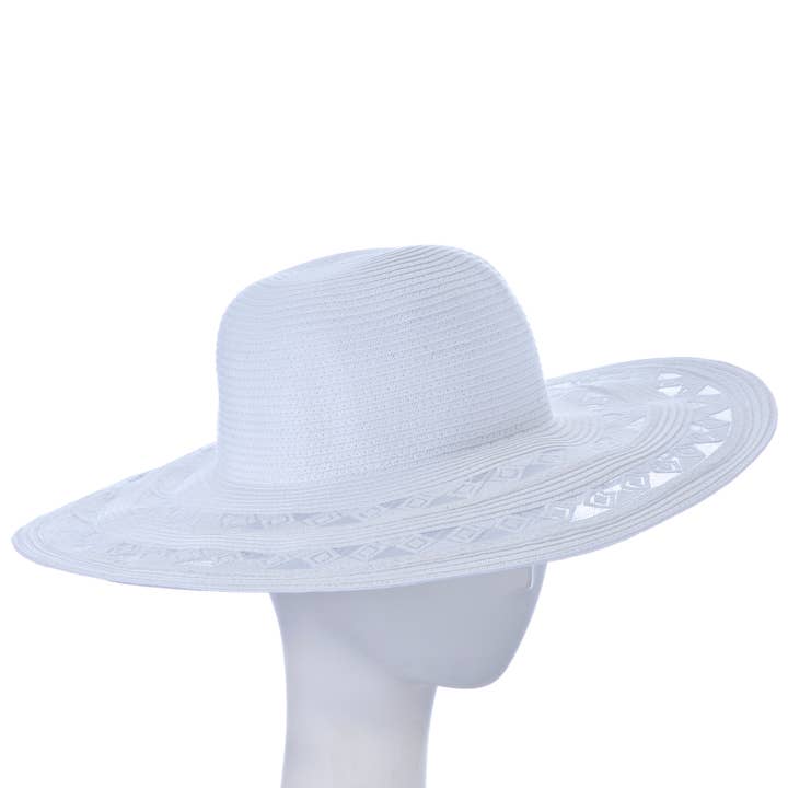 Giovannio - Wholesale Straw Hat - Women's - Delight Chic Women's Straw Hat with Lace1