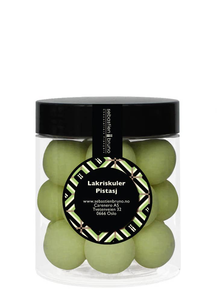 Lakriskuler Pistasj Liten for wholesale by SebastienBruno Røa Torg