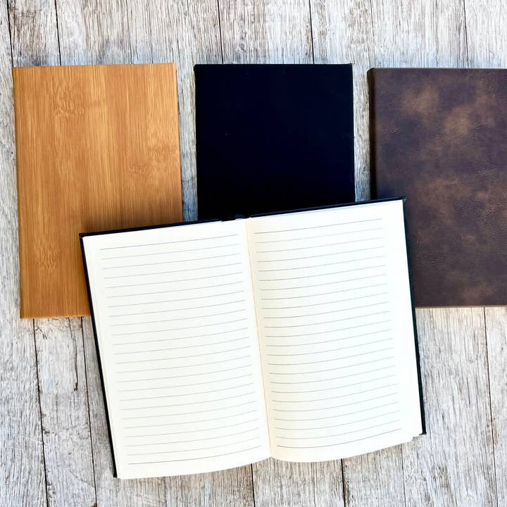 KW Custom Creations - Wholesale Journal/Diary - Laserable Leatherette Journal