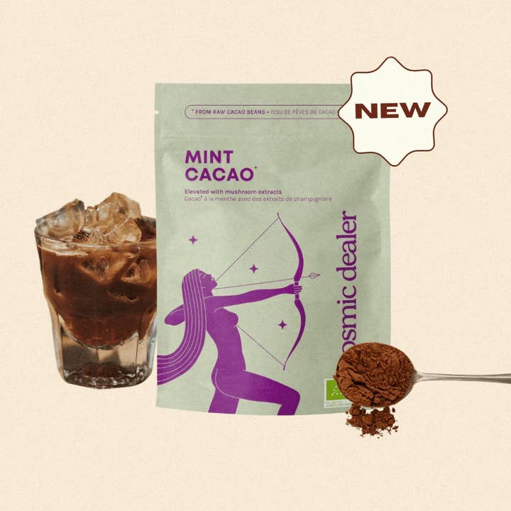 Mint Cacao Drinking Chocolate for wholesale by Cosmic Dealer