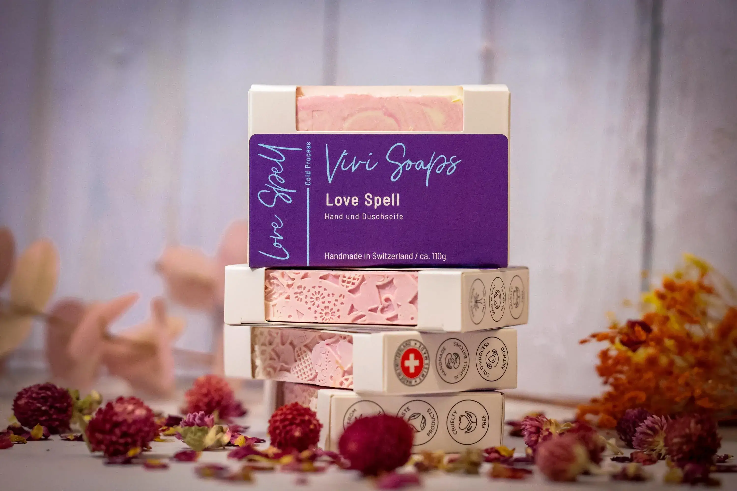 ViviSoaps – Großhandel Feste Seife – Love Spell handgemachte Seife 1