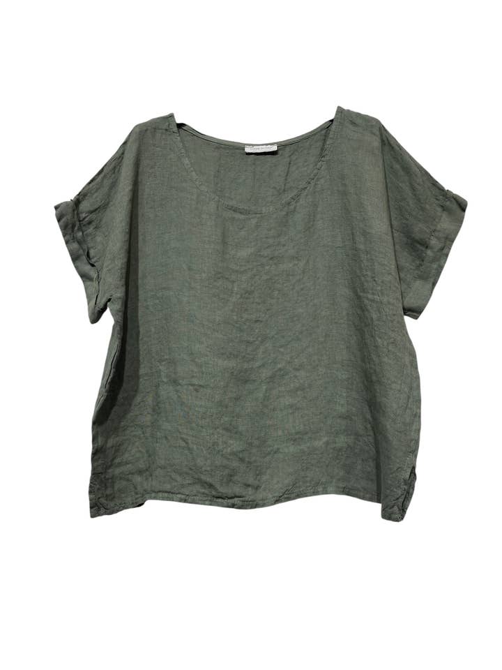 LINEN & COTTON HOUSE - Wholesale T-Shirt - Women's - TOP UNI EN LIN 013325