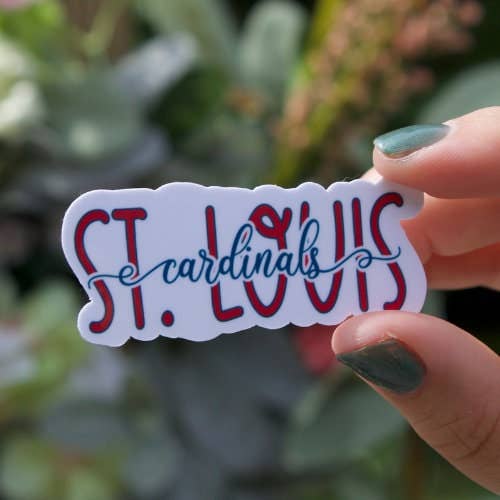 Stick With It Design Co - Wholesale Sticker - St. Louis Cardinals Stickers• Baseball Stickers • Sports • Waterproof Stickers • Sticker Pack • Vinyl Sticker • Gifts for Him • Magnets2