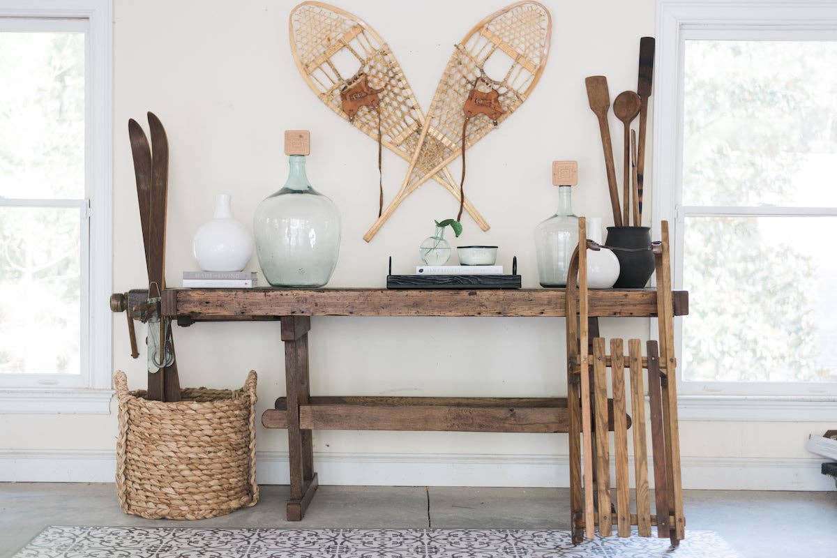 etúHOME - Wholesale Christmas Decoration - Found Wood Sled5