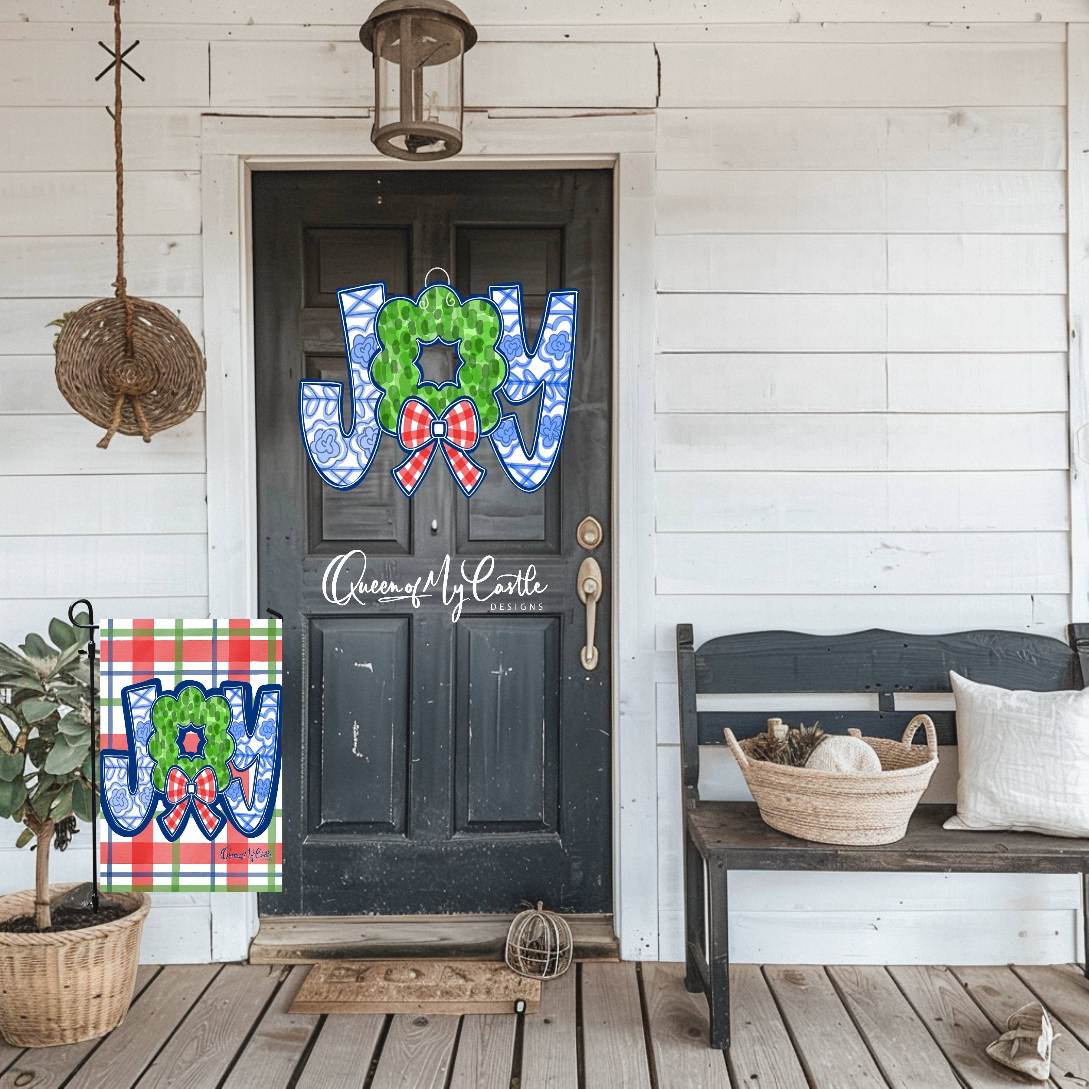 Queen of My Castle Designs - Wholesale Deurhanger - Deurhanger voor Kerstmis - Kerstdecoratie - Chinoiserie-hanger1