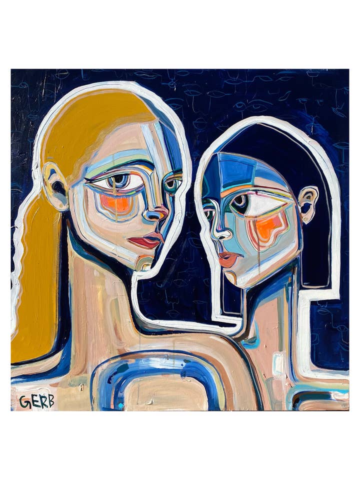 "Sisters" / ART PRINT for wholesale by GERB