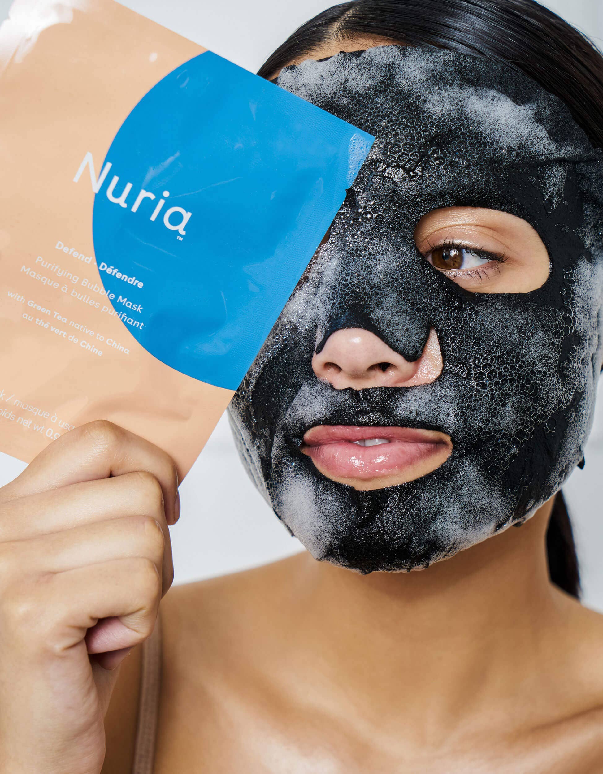 Nuria - Wholesale Skincare Face Mask - Defend Purifying Bubble Mask3