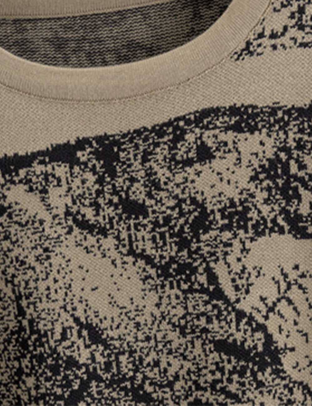 Sweetkama - Wholesale Lounge Set - Women's - Ladies Color Block Tiger Pattern Knit Sweater & Pants 2PCS Set6