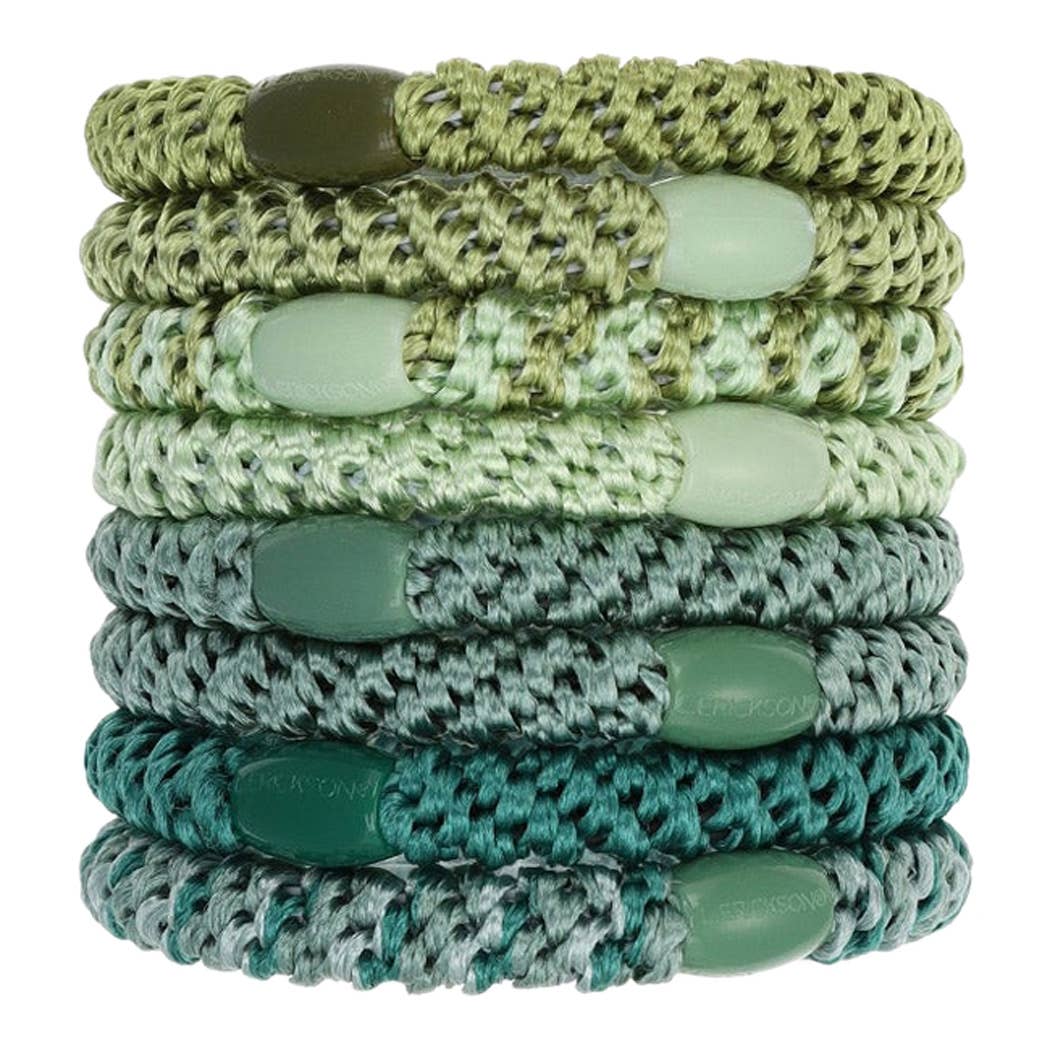 France Luxe/L. Erickson – Engroshandel Hårbånd - Dame – Grab & Go Hestehalebindere - Sæt med otte70