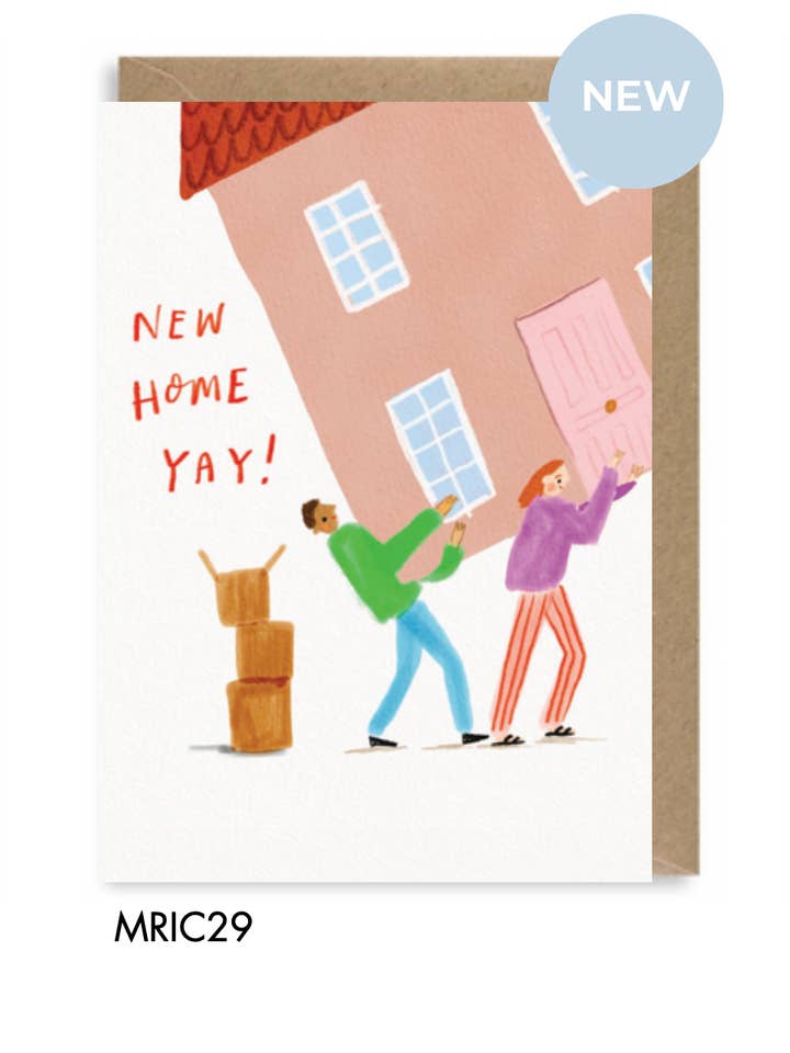 NOUVELLE MAISON YAY CARTE pour la vente par Martha Ratcliff Illustration