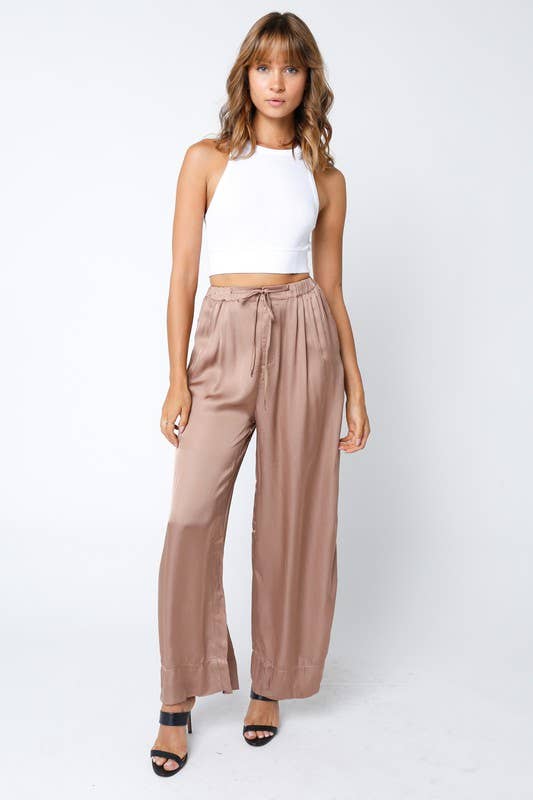 Olivaceous - Wholesale Broek - Dames - Noah Satijnen Broek8