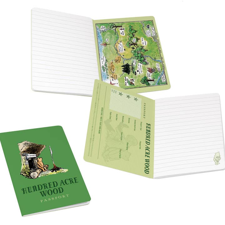 Unemployed Philosophers Guild - Wholesale Notebook - Hundred Acre Wood Notebook