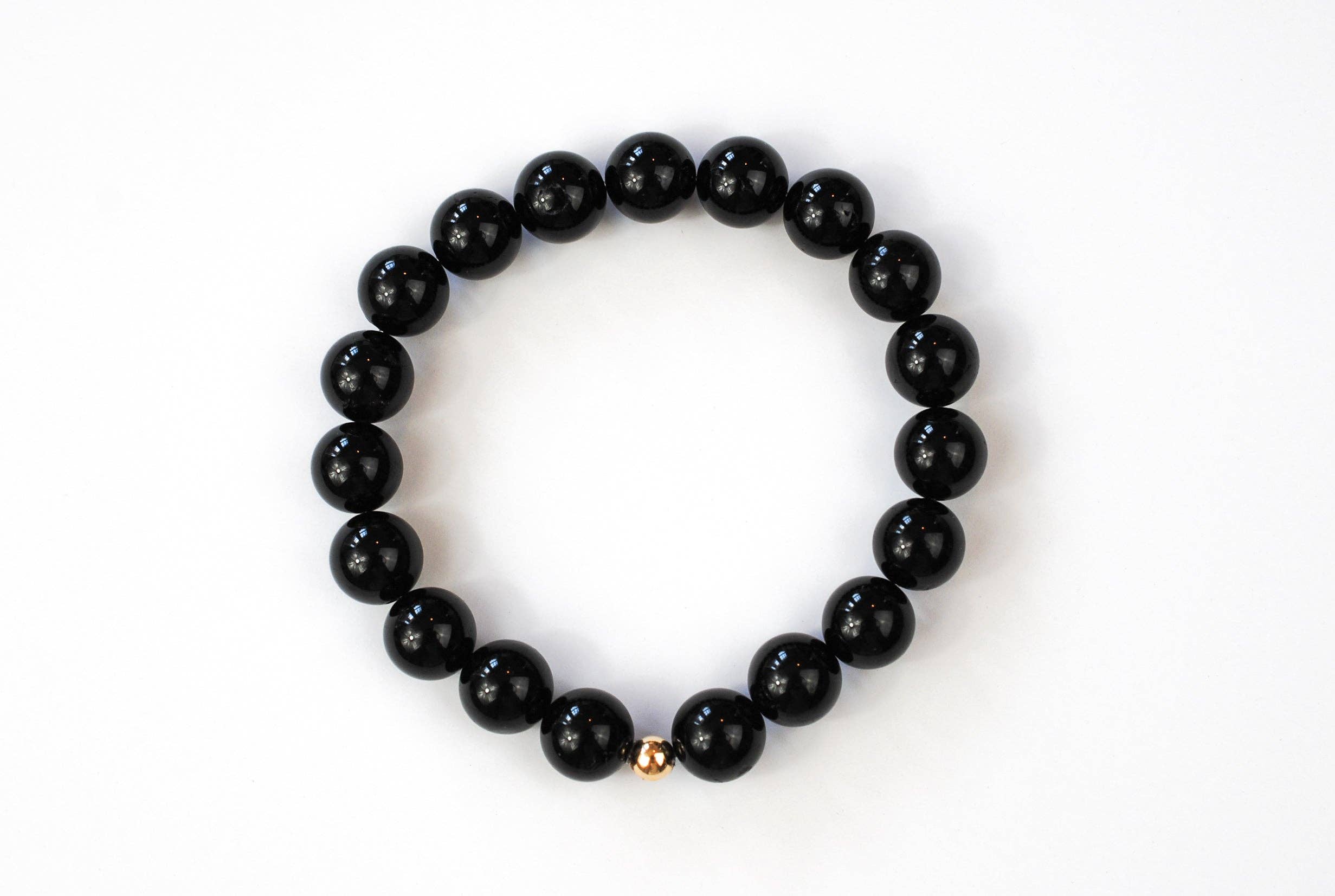 Ripple | Reiki Infused Jewelry - Wholesale Beaded Bracelet - Black Onyx Solo Grande Bracelet1