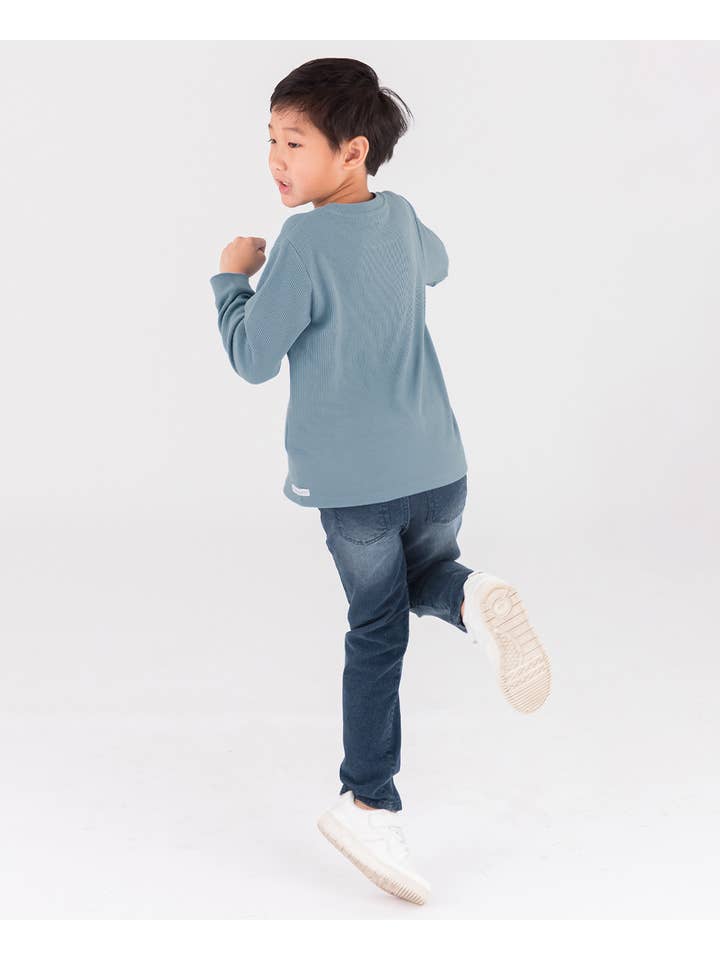RuffleButts + RuggedButts - Wholesale Jeans - Kids - Boys Medium Wash Denim Denim Jeans
5