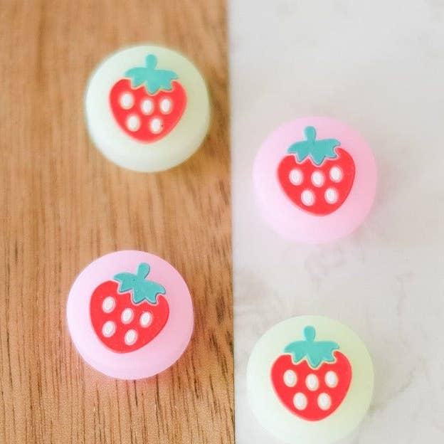 Strawberry Lime Nintendo Switch Thumb Grips for wholesale by StickieTech