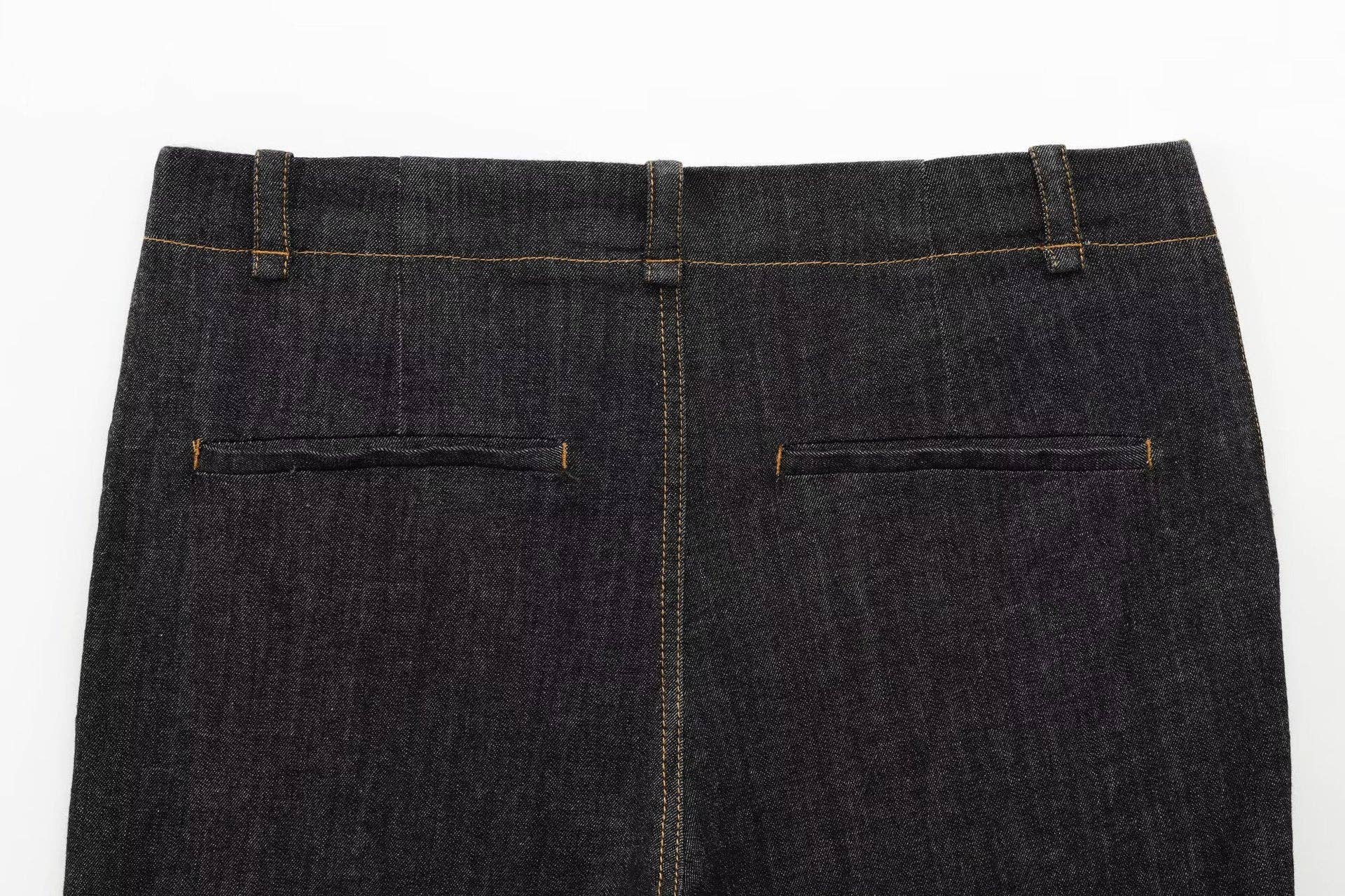 Marayn - Wholesale Top & Pant Set (NOT Loungewear) - Women's - Spring Denim Set Chic Womens Long Sleeve Outfit19