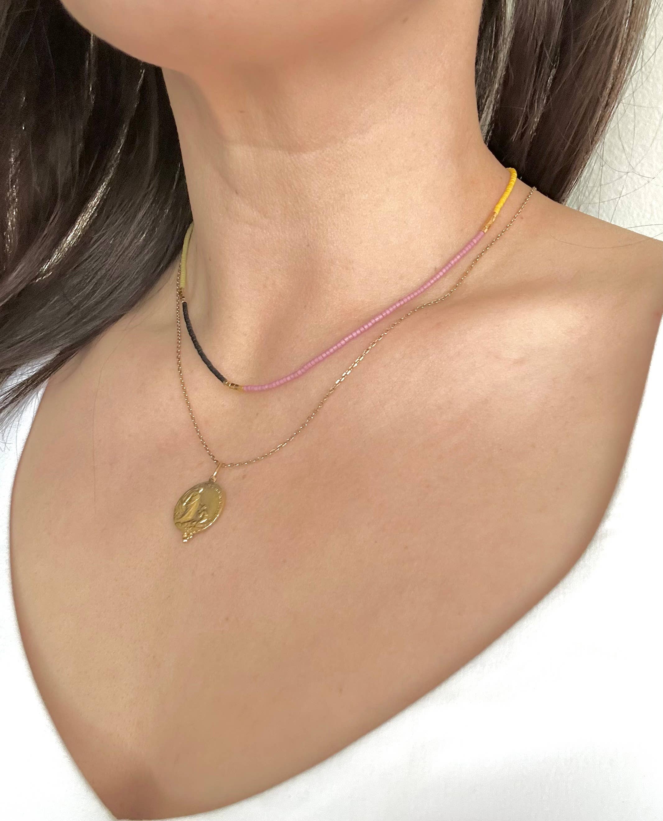 Ocean Breakup - Wholesale Beaded/Pearl Necklace - Cassis Beaded Necklace7