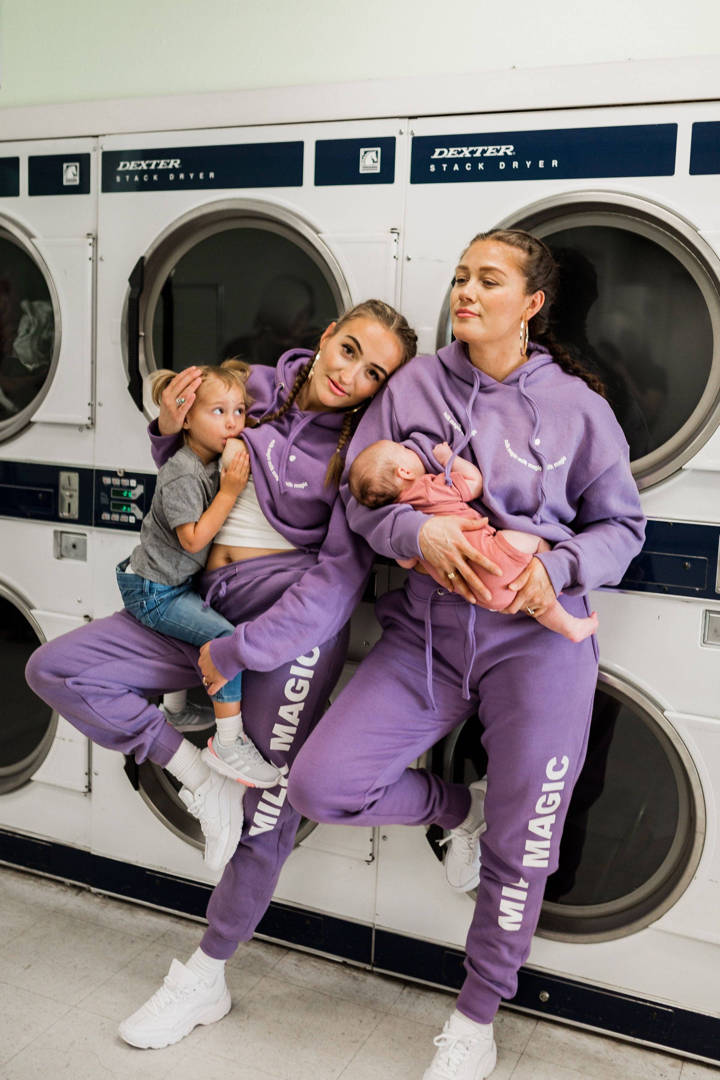 The Little Milk Bar – wholesale Hoodie - Dam – Mjölk Magi Crop Hoodie6