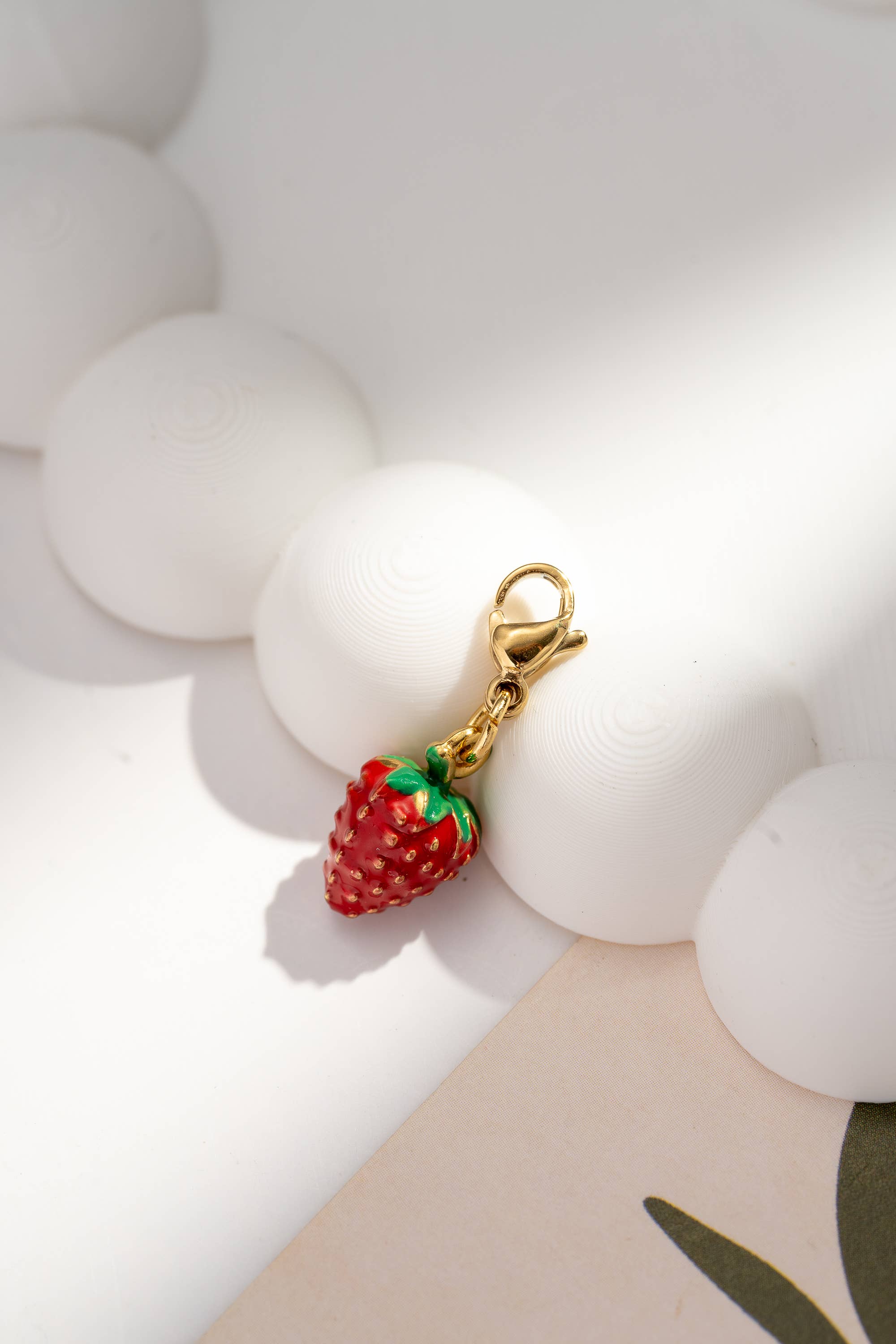 COSMOS - Wholesale Individual Charm/Pendant - Set of 10 colorful fruit flower charms stainless steel3