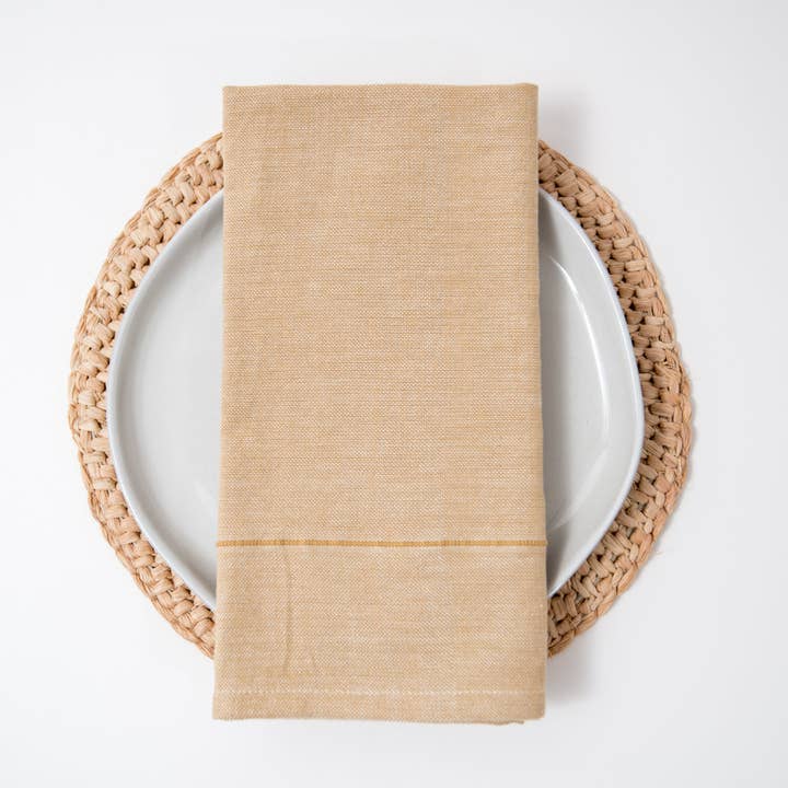 Perennial Napkin ~ Washed Ecru for wholesale by MAADILI COLLECTIVE