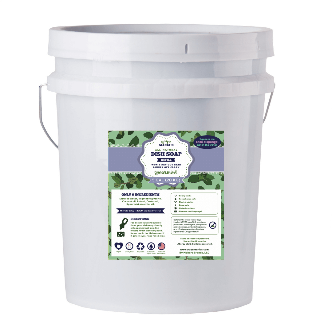 Yaya Maria's - Wholesale Dish Soap - Natural Dish Soap 5 Gal Bulk Refill2