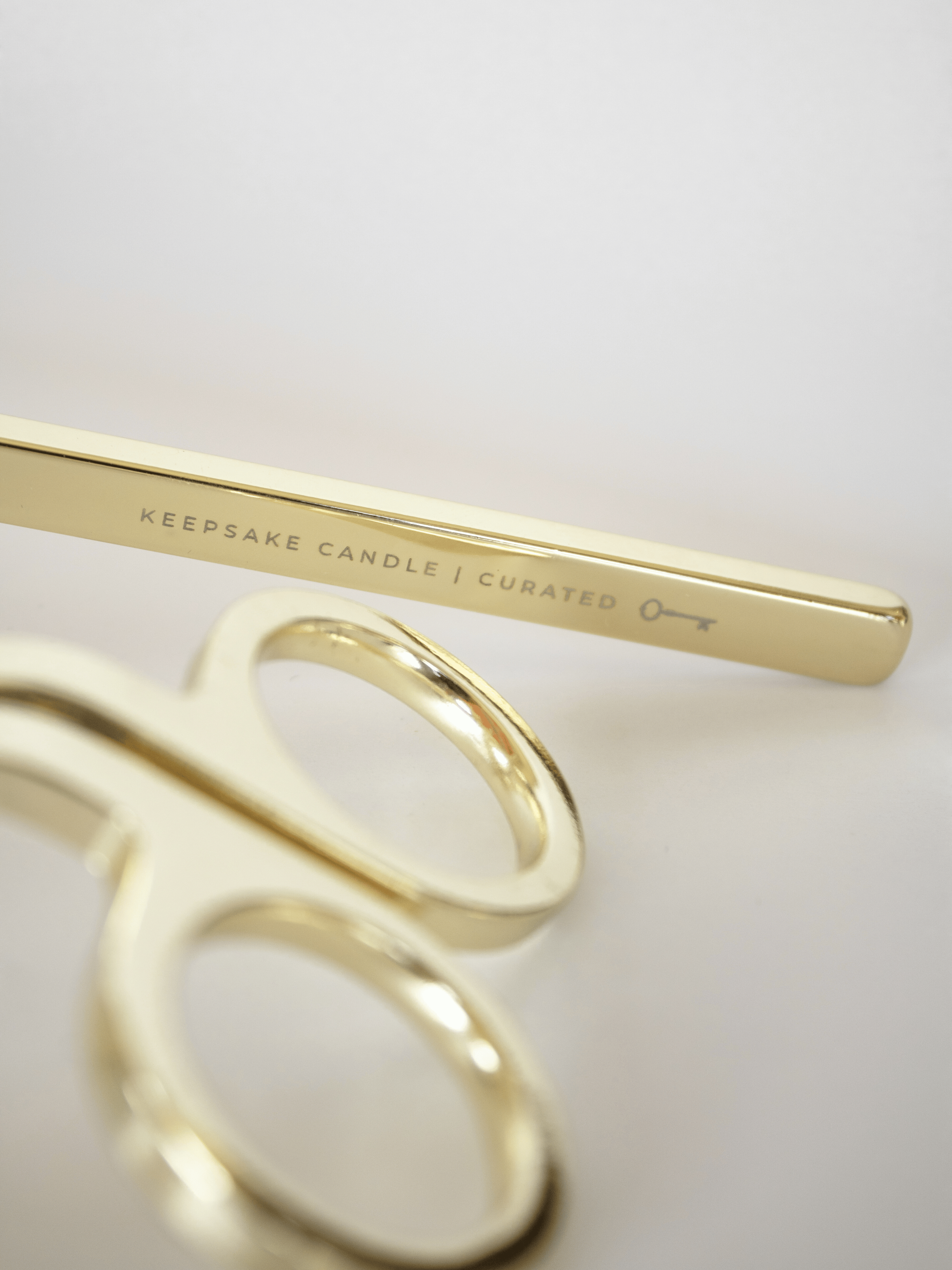 Keepsake Candle | Curated - Wholesale Candle Snuffer - Gold Wick Trimmer & Snuffer Set5