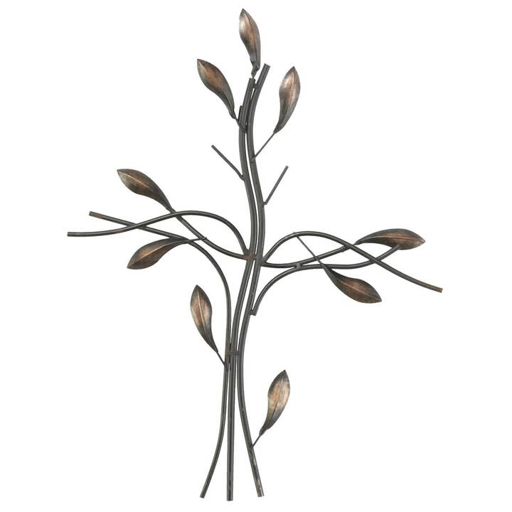 Metal Wall Cross Tree Black 22in for wholesale by Dicksons