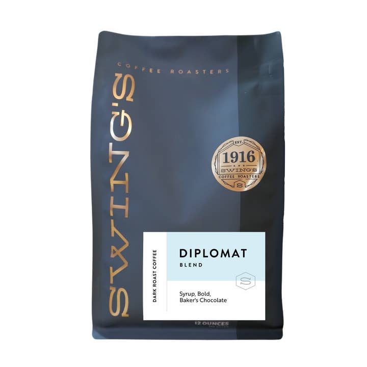 Diplomat Blend for wholesale by Swing's Coffee