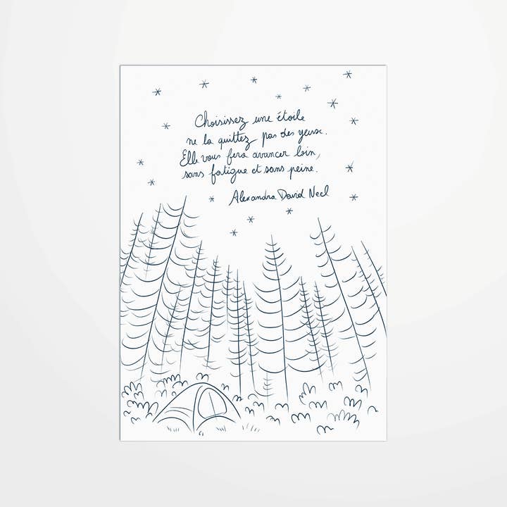 Carte postale - Joana Cosendai - Choisissez une étoile pour la vente par My 365