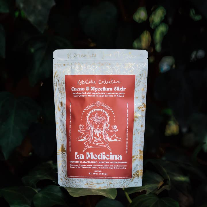 Kokoleka Collective – Proteína/Superalimento em pó por atacado – La Medicina - Elixir Cerimonial de Cacau com Cogumelos Medicinais6