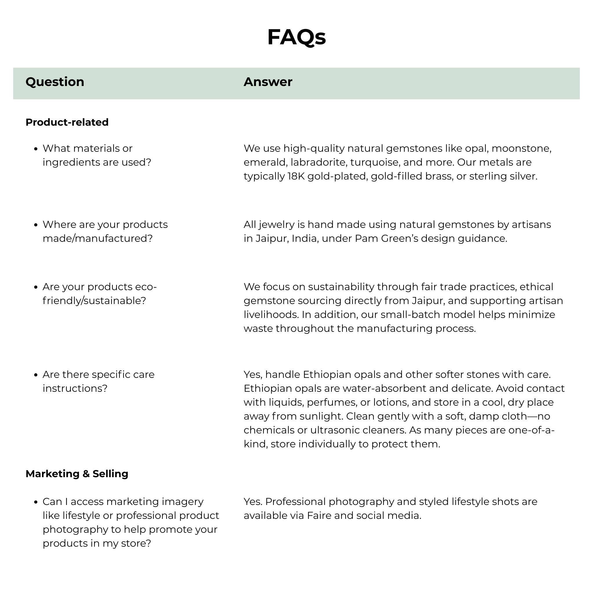 Rosa, verde, azul Pulseira Arco-Íris Pastel | Opala Peruana | Pulseira de Missangas para venda a revendedores na Faire5