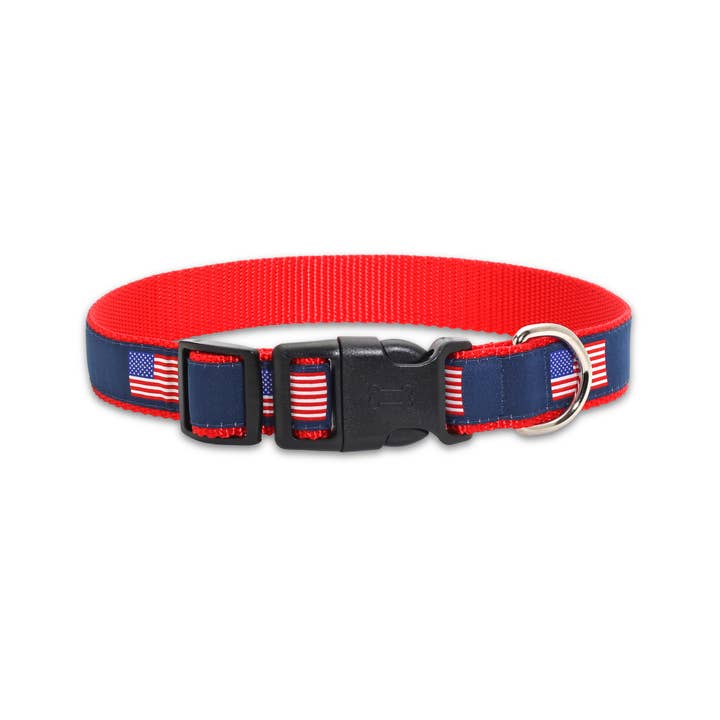 Dog & Me - Wholesale Pet Collar - Dog - American Flag - Dog Collar