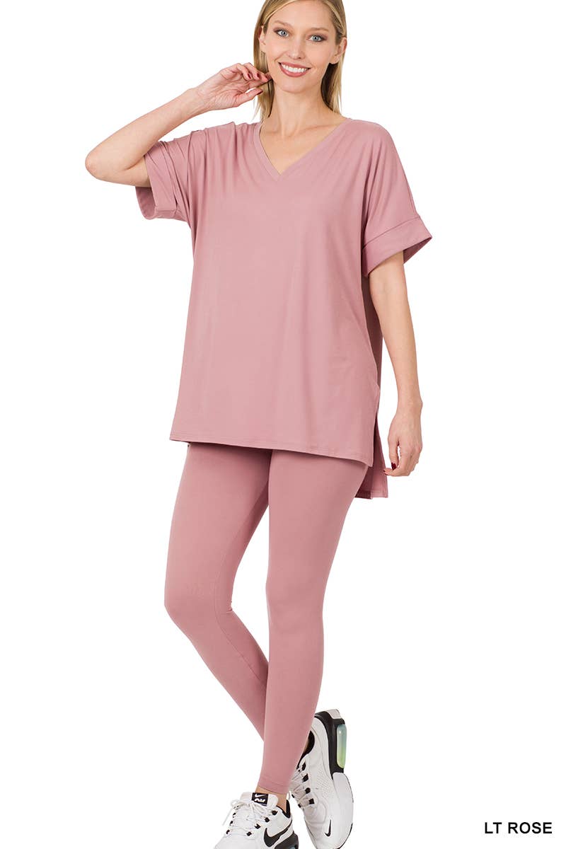 42POPS – wholesale Mjukisset – Dam – .Tunika & Leggings 2-delarsset29