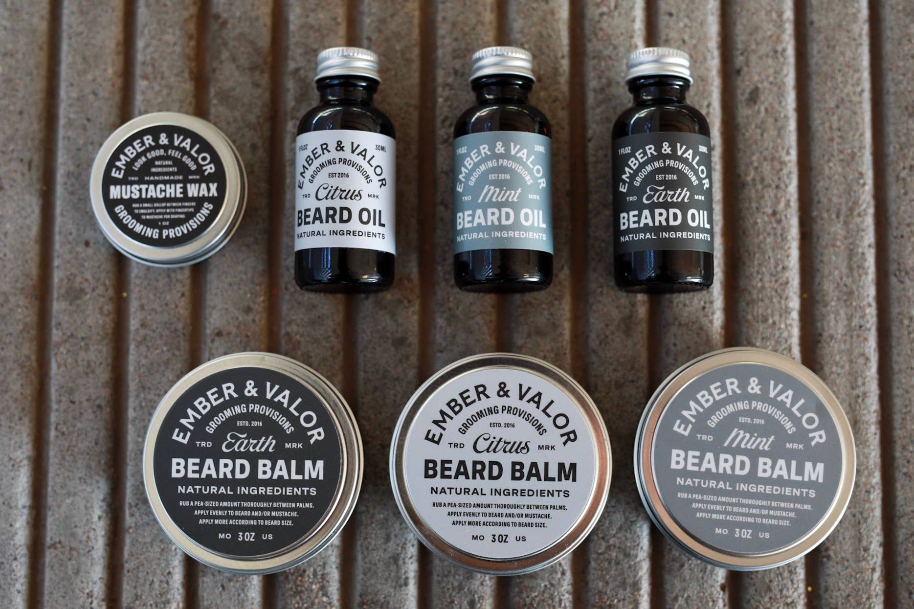 Ember & Valor - Wholesale Beard Styling Product - Mint Beard Balm3