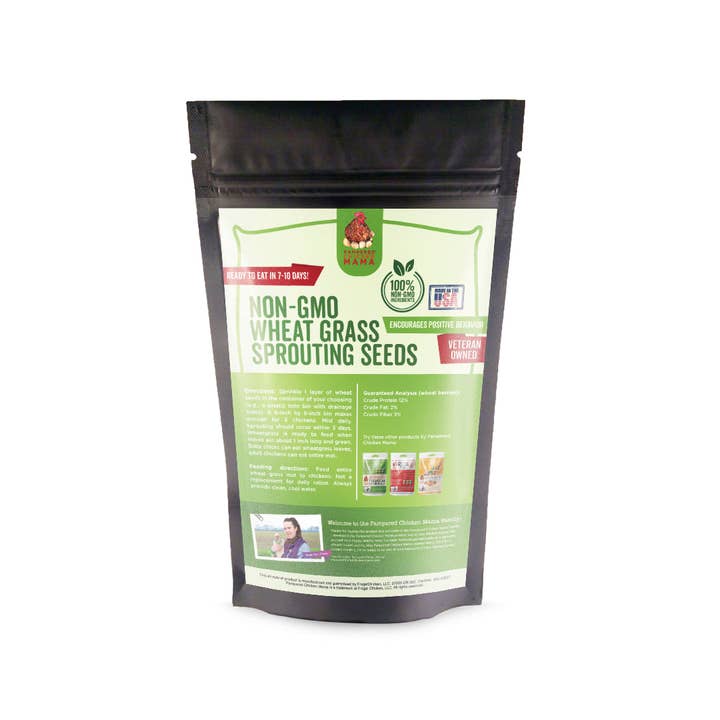 Dahlia Pets - Wholesale Plant Seeds - Non-GMO Wheat Seeds for Sprouting Fodder (Wheat Grass) -- Sustainably Grown In Missouri To Encourage Positive Behaviors