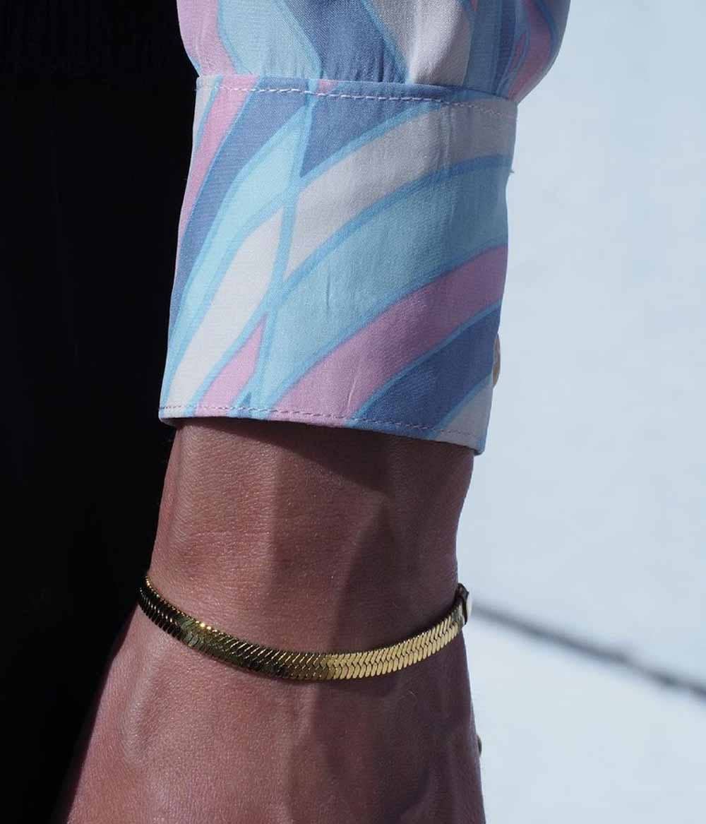 Caprice Paris – wholesale Länkar och kedjearmband – Leto Gold Chain Armband | Handgjorda smycken i Frankrike1