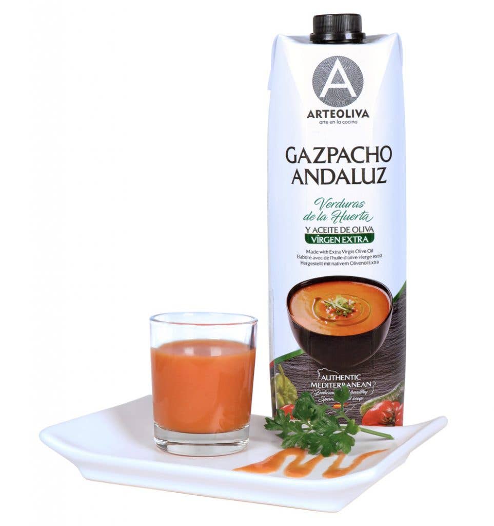 LE GOURMET CENTRAL - Wholesale Soup - Arteoliva Gazpacho Cold Soup from Andalucia - 1L2