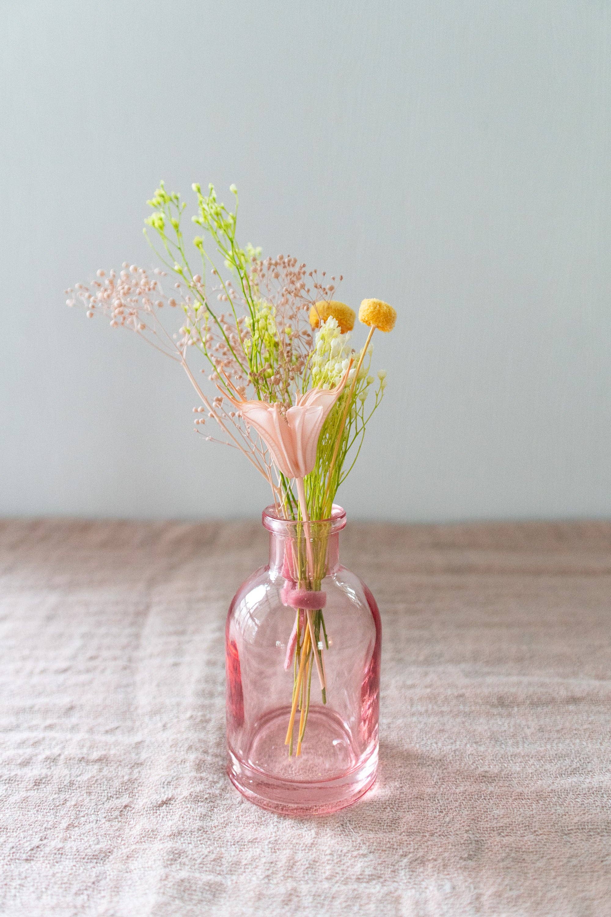 Gather Goods Co - Cards, Coasters, Tea Towels, Art, Mugs - Wholesale Dried/Pressed Flowers - Micro Dried Flower Arrangement in A Glass Bud Vase16