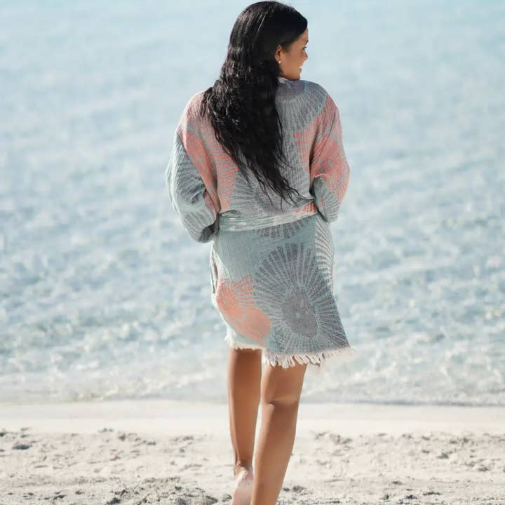 Bagno Milano - Vente Peignoir – femme - Collection de peignoirs et ponchos en peshtemal bio Bagno Milano80