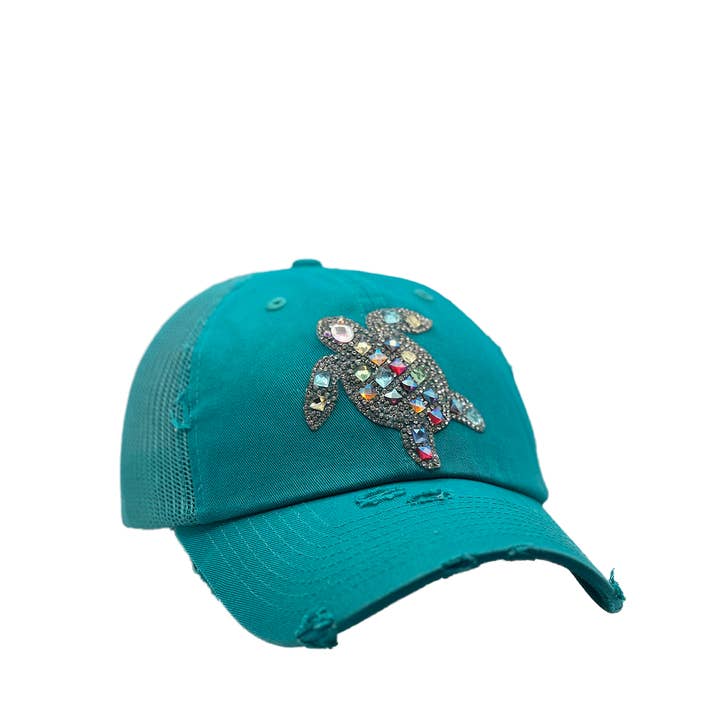 Small Iridescent Turtle Hat for wholesale by The Alabama Girl