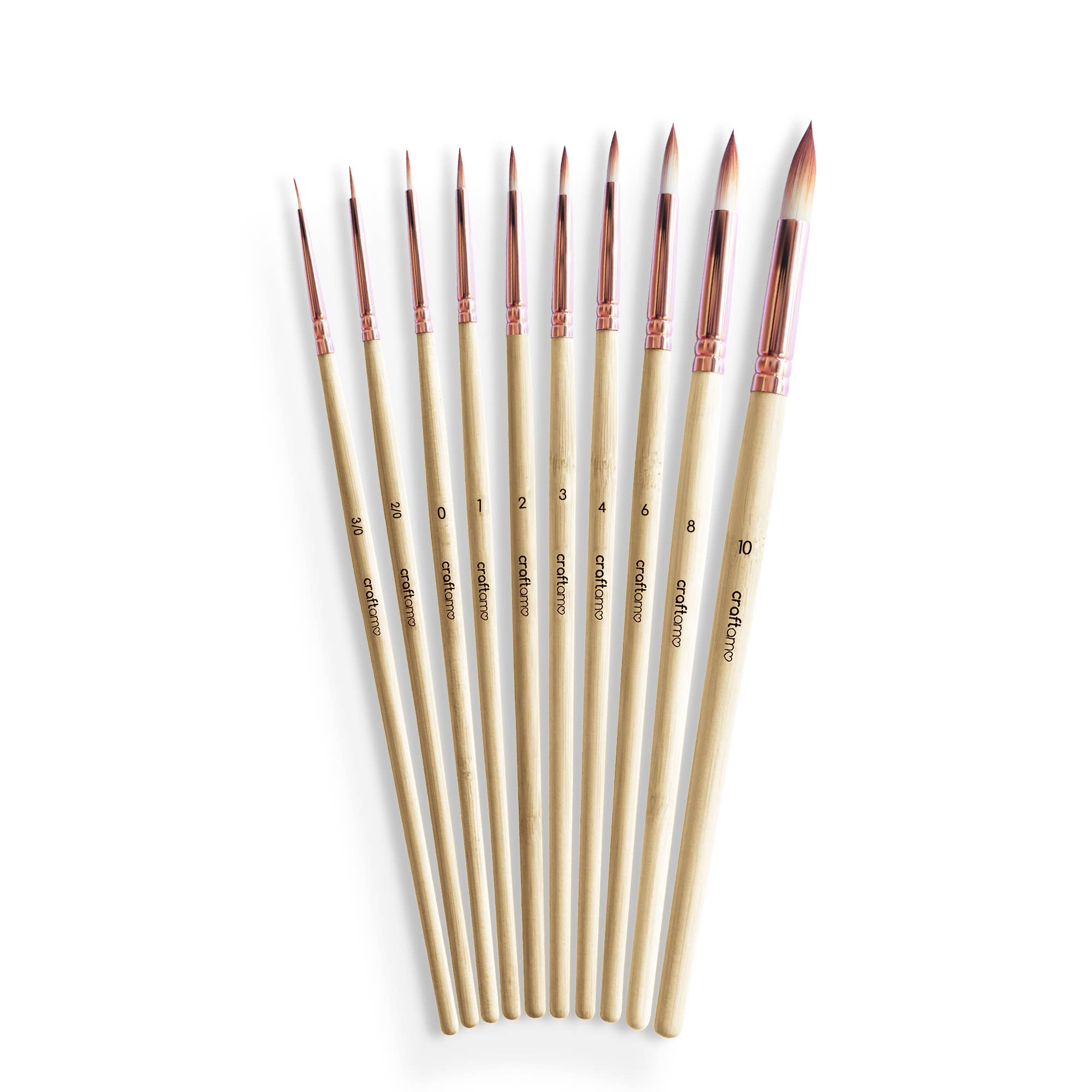 Craftamo – wholesale Paint/wax brush – Eco-Bamboo Paint Brushes3