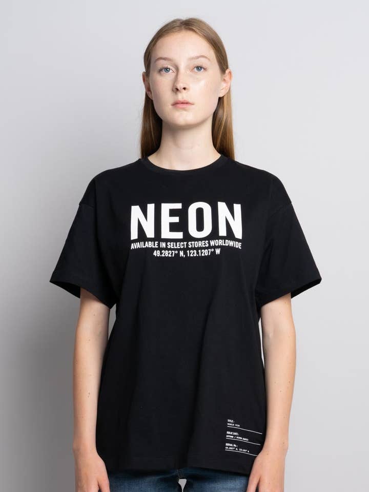 WWD Tee - Black for wholesale by Neon Denim Brand