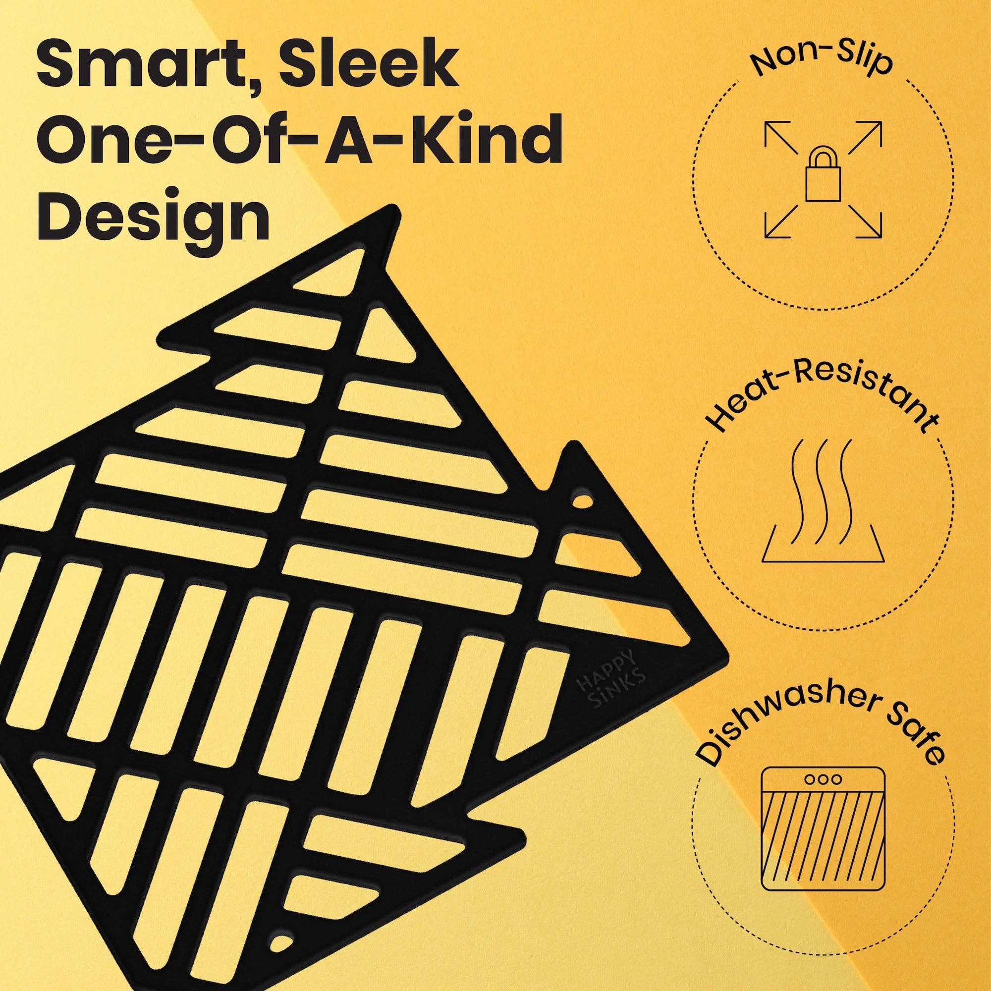 HAPPY SiNKS - Wholesale Sink Strainer/Stopper - Kitchen Sink Mat - Silicone5