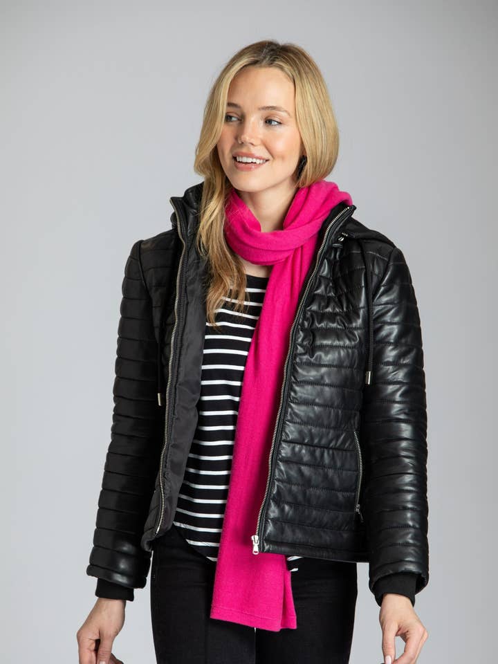 Piumino con cappuccio rimovibile - Nero per la vendita all'ingrosso da parte di 11Uptown