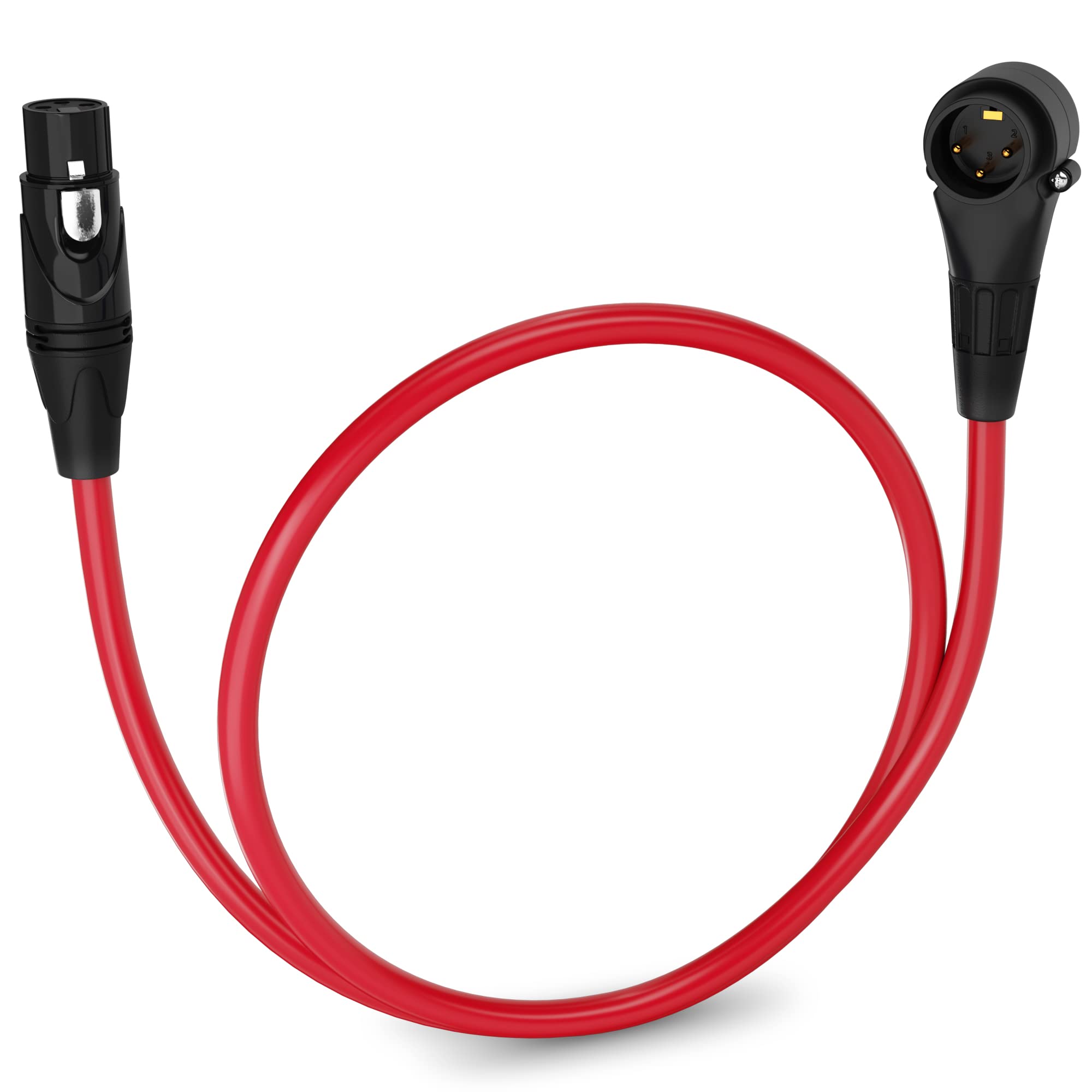 LyxPro – wholesale Musikinstrument – Mikrofon XLR Vinklad Manlig Kabel 3 Pin Mic Kabel Pro Audio18