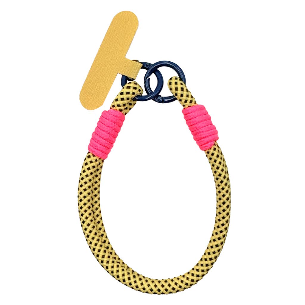 Fashion City - Wholesale Phonecase Strap - Colorful Rope Knotted Phone Charm Wrist Strap15