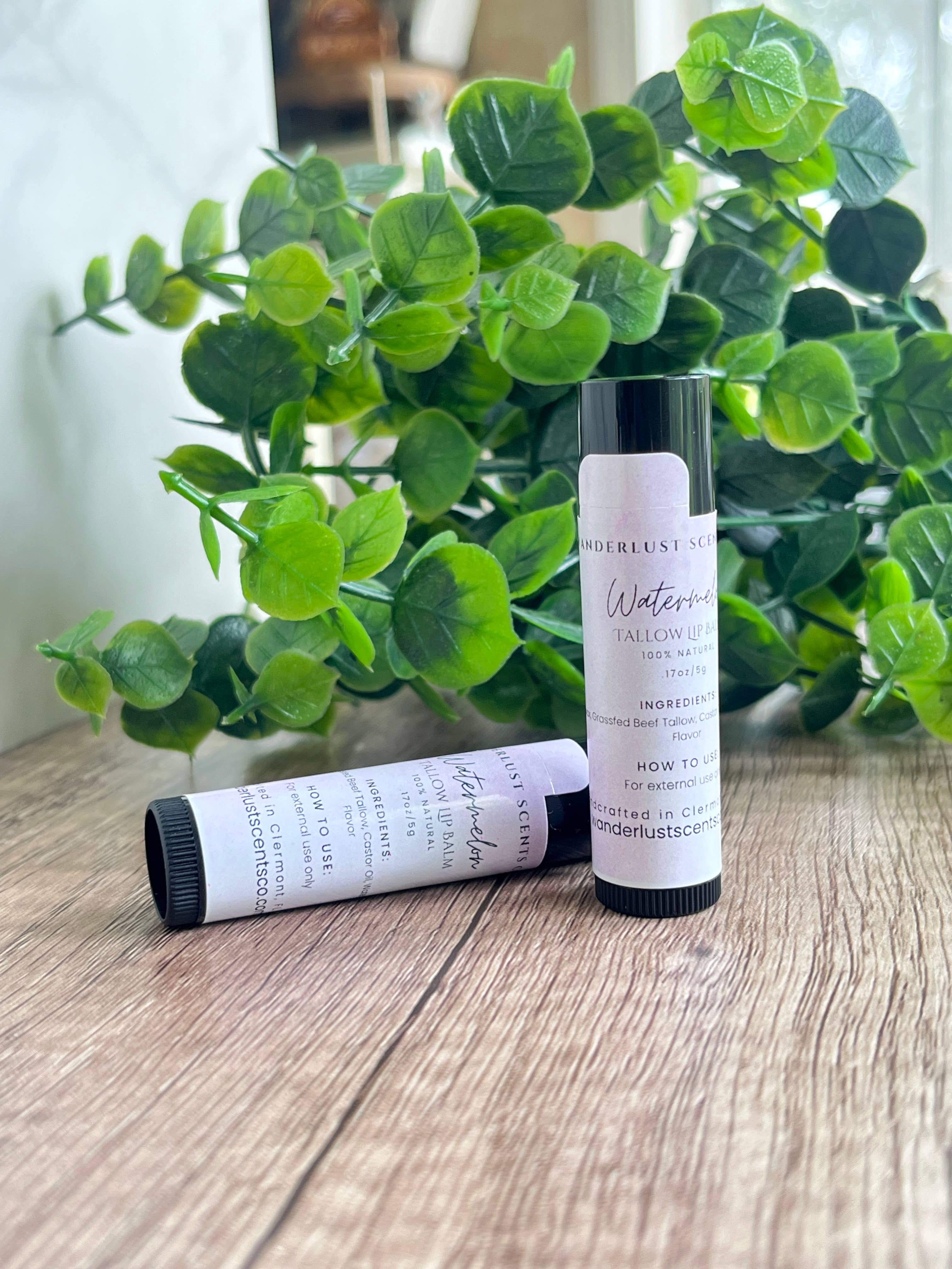 Wanderlust Scents Co. - Wholesale Lip Balm - Moisturizing Grass Fed Tallow Lip Balm Multiple Scents3